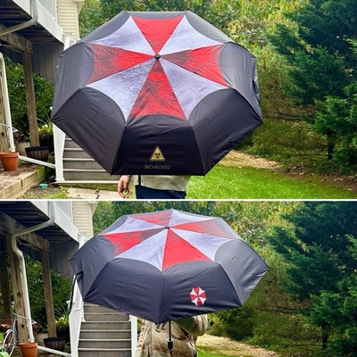 Resident Evil Biohazard Umbrella – 39” Compact Folding Rain Shield