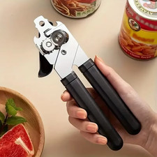 Image of Can Opener Manual, Stainless Steel Handheld Can Opener, Comfortable Handle, Hand