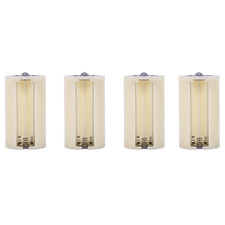 4pcs Universal AA To D Battery Converter For Electronics Emergency White New