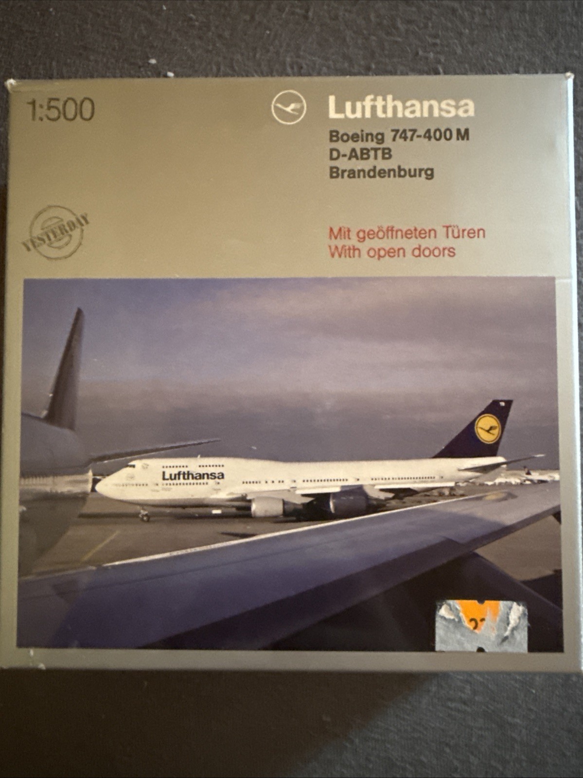 Herpa Wings 1:500 Lufthansa Boeing B747-400M D-ABTB Brandenburg