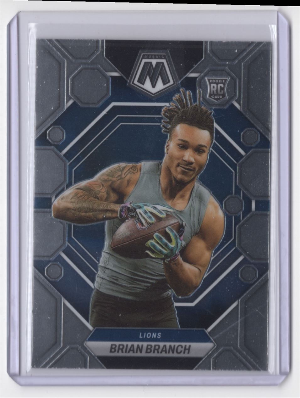 2023 Panini Mosaic Base Brian Branch Rookie Detroit Lions #287