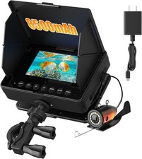 Underwater Fishing Camera, 1200TVL 4.3" HD Fish Finder with 30M/98FT Cable, 6 Wh
