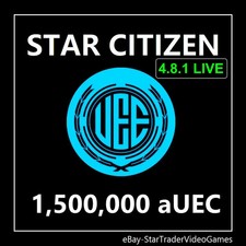STAR CITIZEN - 1,500,000 aUEC (Alpha UEC) for...