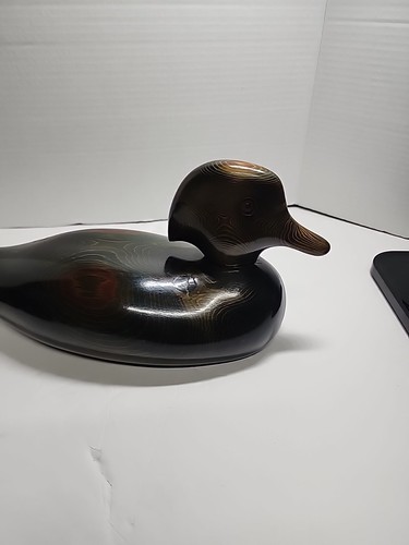Valerie Bundy Ducks Unlimited Special Edition 1987-1988 Holz Figur Lockvogel braun - Bild 3 von 6