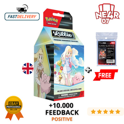 Pokemon Box Lillie Premium Tournament Collection Display Eng Englisch 6 Packs