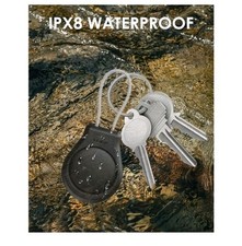 4 Pack Waterproof AirTag Holder, Secure Case Antithief Wire Cablewith Key Lock