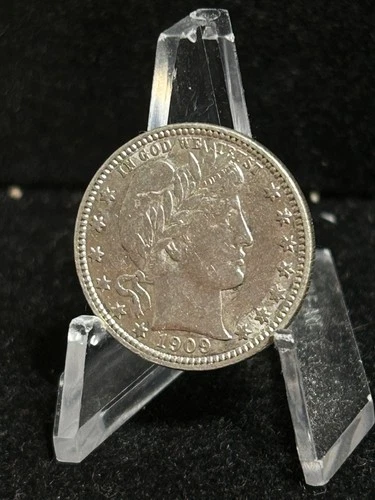 1909-D Barber Quarter — photo from another recent sale