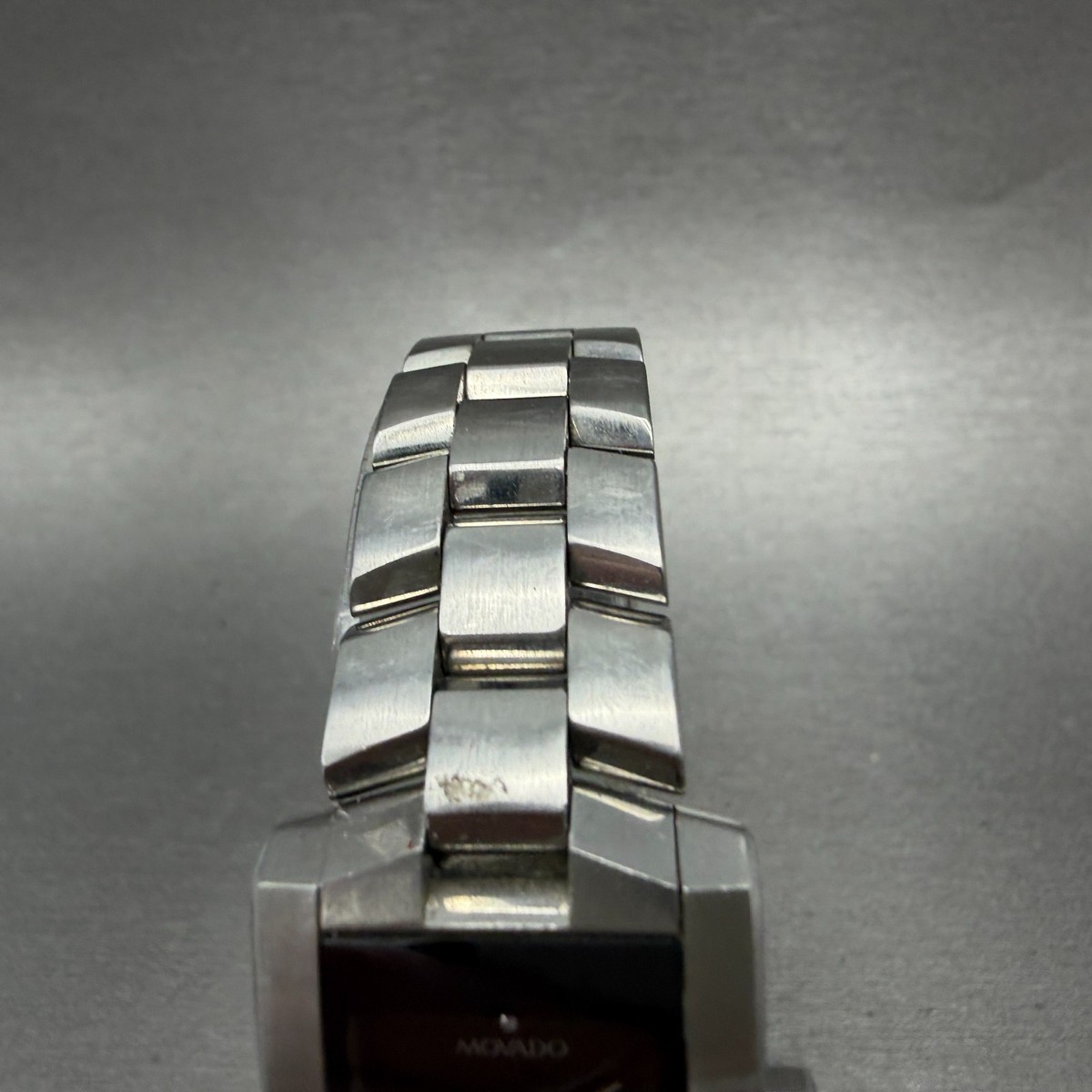 Movado Eliro Watch Women 22mm Black Dial Stainless Steel 84 C1 415 