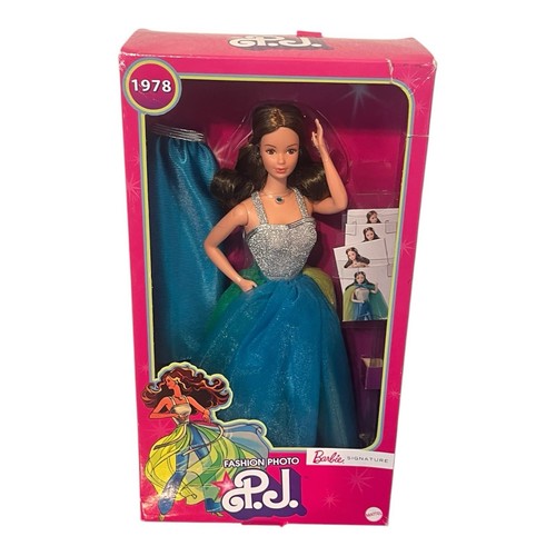 2023 Mattel Barbie 1978 Fashion Photo PJ Repro Brunette Doll HJX24 Ships Now