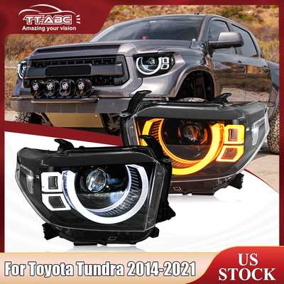 TT-ABC Full LED Headlights For Toyota Tundra 2014-2021 w/ Animation Sequential