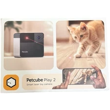 Petcube Play 2 Wi-Fi Pet Camera with Laser Toy for Cats & Dogs