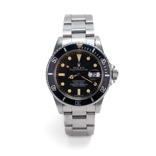 Rolex Submariner 16800 1982 Matte Dial Patina 40mm Vintage Watch