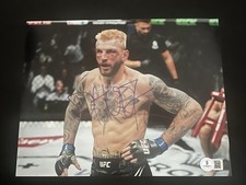 Dan Hangman Hooker Signed 8x10 photo UFC MMA autographed Beckett Bas Coa