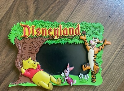 Disneland Pooh Tigger Piglet Picture Frame Magnet