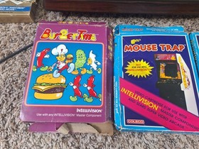 Mattel Intellivision Console Bundle With TOP Games 100% TESTED WORKING EX Shape