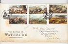 GB ROYAL MAIL FDC COVER 2015 BATTLE OF WATERLOO SET HANDWRITTEN