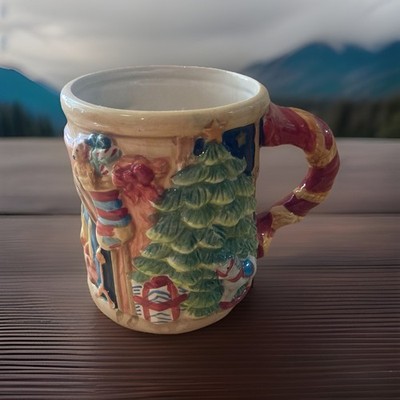 Certified International Susan Winget Christmas Scene Fireplace Tree Mug 20 Oz