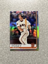 Buster Posey 2019 Topps Chrome Refractor #82