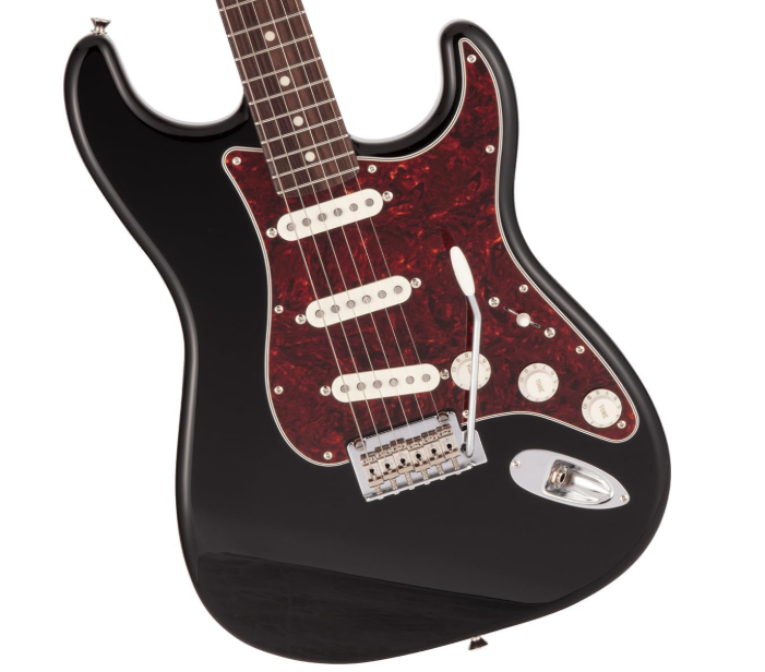 Fender Made in Japan Hybrid II Stratocaster + Black with Gig Bag