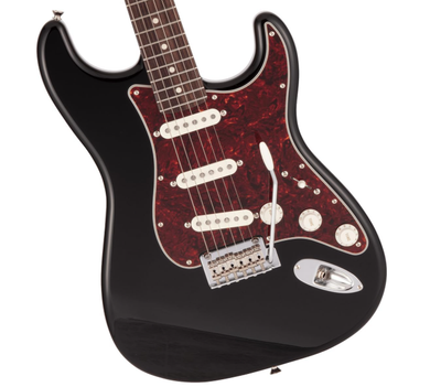 Fender Made in Japan Hybrid II Stratocaster Black with Gig Bag for