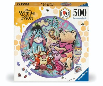 RAVENSBURGER 500 PIECE PUZZLE DISNEY WINNIE THE POOH 100TH ANNIV.  2026 *PRE ORD