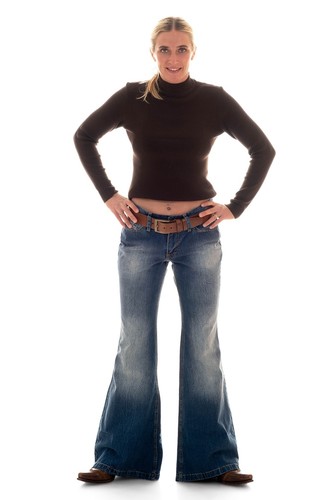 Comycom Damen Jeans Schlaghose STAR HIGHWAY - Bild 8 von 9