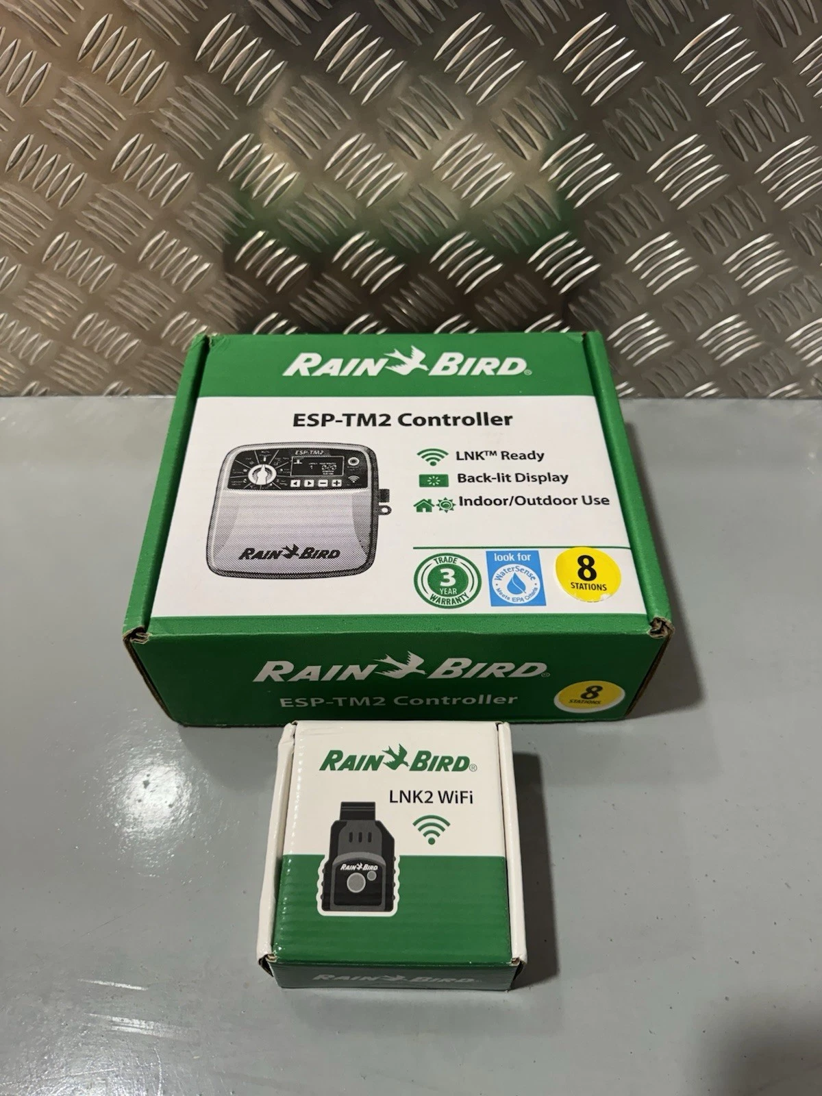 Rainbird ESP-TM2 Automatic Irrigation Controller & LNK2 Wifi New - Non UK Plug