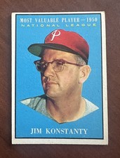 1961 Topps - Most Valuable Players Jim Konstanty #479