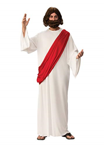 Jesus-Kostüm Für Erwachsene – Inkl. Mantel, Schal & Taillenseil