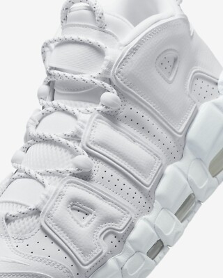 靴 NIKE AIR MORE UPTEMPO 96\"Triple White\" Nike Air More Uptempo Triple White for Sale | Authenticity
