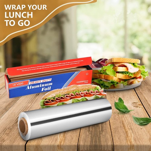 3 Pack - 18"x 500 ft Heavy Duty Aluminum Foil Roll for Your Kitchen Mastery - Picture 6 of 6