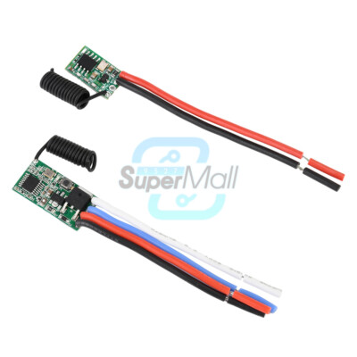 433MHz Long Range Wireless Remote Control Transmitter Receiver Module DC 3V-24V