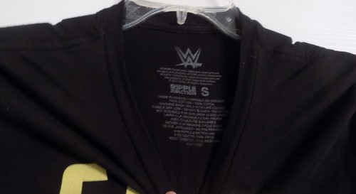 Adult WWE Black Seth Rollins Redesign Rebuild Reclaim Short Sleeve Shirt Size S - Picture 5 of 5