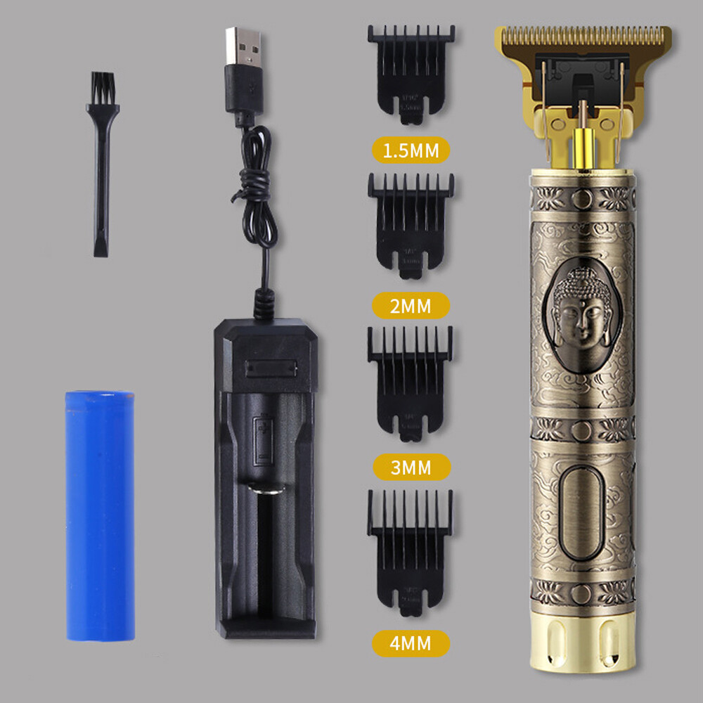 Professional Hair Clippers Trimmer Cutting Cordless Barber Shaving Machine U4X6