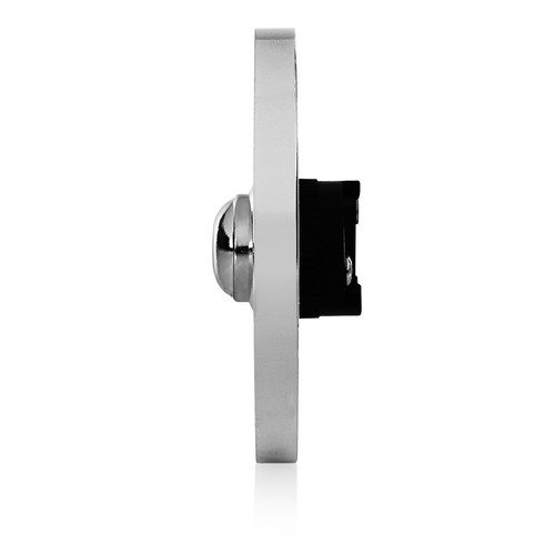 Chrome Flush Mount Wired Door Bell Push Button Byron DBW-21073 - Picture 6 of 10