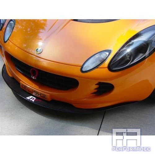 Divisor de viento labio delantero de fibra de carbono APR + varilla para parachoques Lotus Elise Stock 05-11 Foto 3 de 3