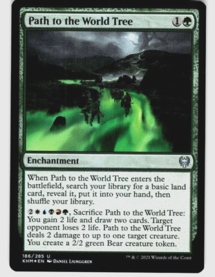 mtg kaldheim green cards Magic The Gathering: then scry 2 Tyvar Kell Kaldheim (KHM)