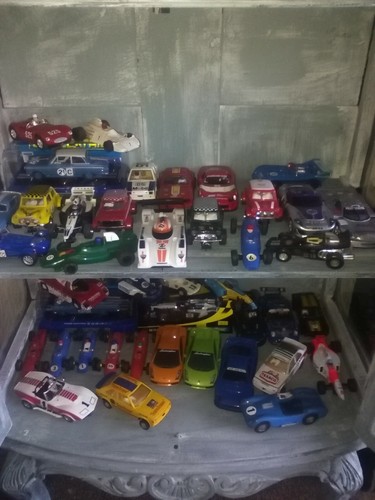 vintage scalextric slot cars 42 in collection