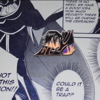 Code Geass Lelouch Zero Enamel Pin, OTAKU PIN CLUB | eBay