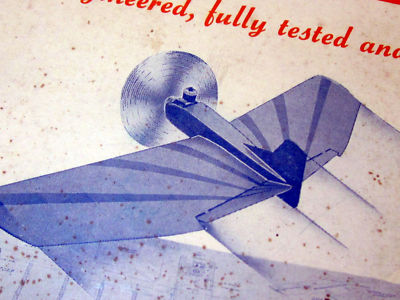 deBolt SPORTWING PLANS Swept-Forward Wing UC Stunt Model Airplanes in TWO SIZES