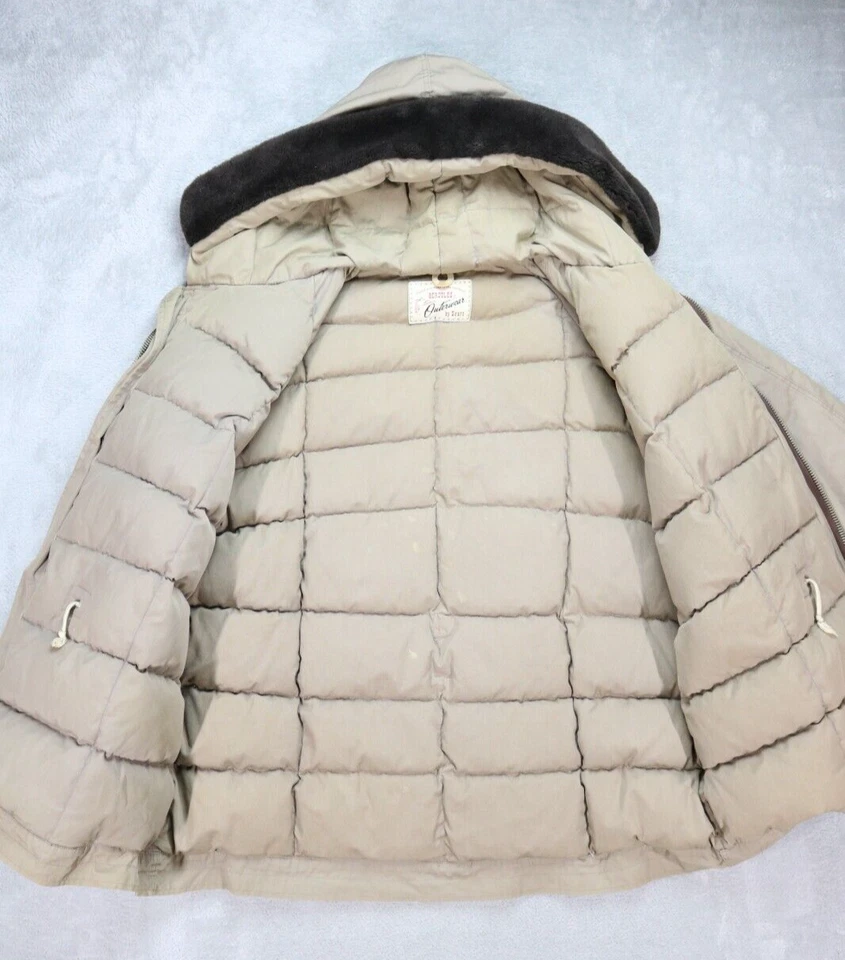 Chaqueta Abrigo Parka Con Capucha De Colección Para Hombre Años 40 50 Hércules Prendas Exteriores Sears Down Foto 4 de 4