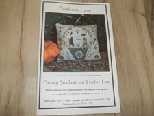 Pineberry Lane Fancy Blackett Cross Stitch Chart Tea for Two