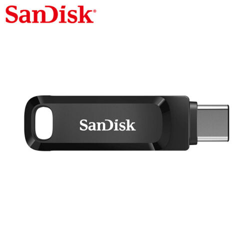 SanDisk 256Go Clé double connectique USB TypeC Ultra Dual Drive Go OTG On-The-Go - Photo 1/6