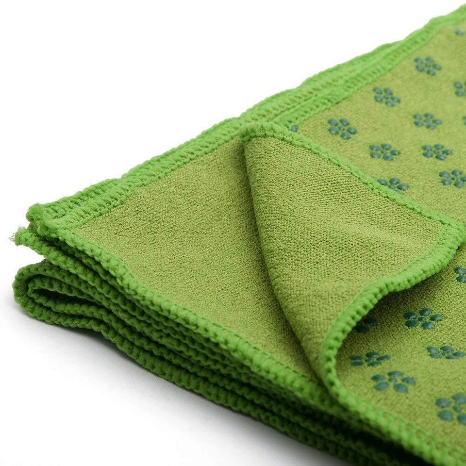Handtuch zum Yoga - Yoga Mat Towel - rutschfest mit Gummigriffspitzen. 61 cm ... - Bild 4 von 4