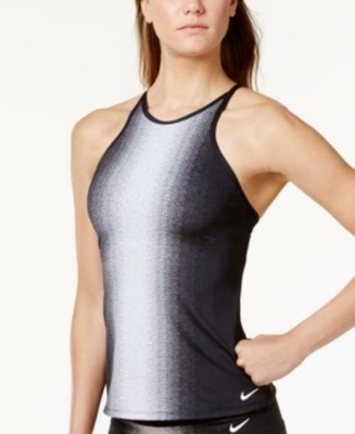 MSRP $68 Nike Ombre High-Neck Cross-Back Tankini Top Size M 643149487846 | eBay