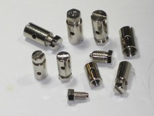 Solderless Cable Ends Motorcycle Throttle Clutch Brake Pull End Set Chrome Usa
