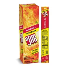 Slim Jim Original Snack Stick 24 Pack 11g Protein Bold Flavor On The Go