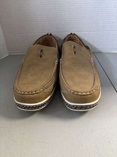 BRIXTON Men's Casual Boat Shoes, Synthetic Uppers, Slip-on, Sz. 13 - Picture 2 of 10
