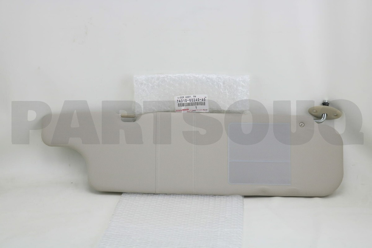 ミセス 7431060240A0 Genuine Toyota VISOR ASSY, RH 74310-60240-A0 | eBay
