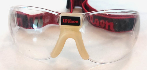Wilson Omni Protective Eyewear | Black & Red